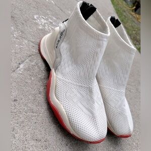 Fendi FFluid Jacquard High-Tech Sneakers in White